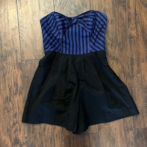 Anthropologie Maeve Strapless Romper size 4